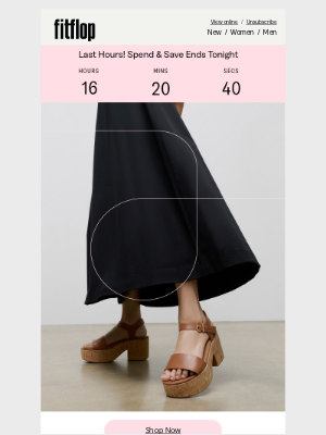 FitFLop - $30 Off Your Order Ends Tonight ⏰