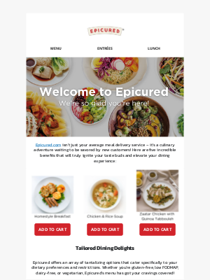 Epicured - Welcome to Epicured!