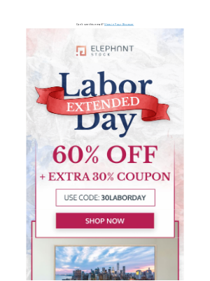 ElephantStock - 🇺🇸 Labor Day Sale Extended!