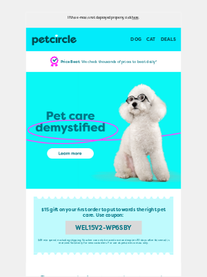 Pet Circle (Australia) - Pet care got you feeling overwhelmed?