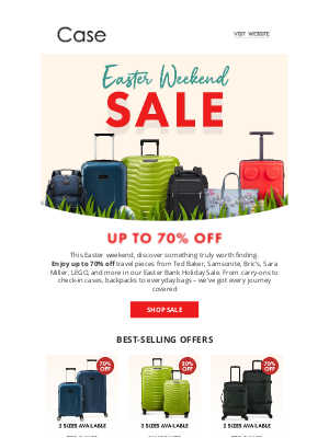 Case Luggage - 🐰Easter Weekend Exclusives – Discover Luxury For Less