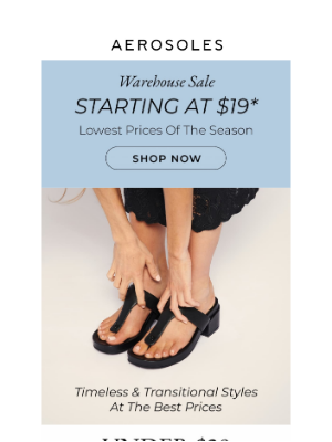 Aerosoles - Can You Believe It? Shoes Starting At $19!!!