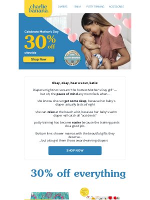 Charlie Banana - Our Mother's Day sale is live!