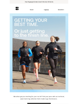 Sweaty Betty (United Kingdom) - Inspired by the Boston Marathon? 🏃