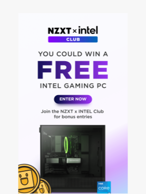NZXT - The NZXT x Intel Club is live with monthly PC giveaways