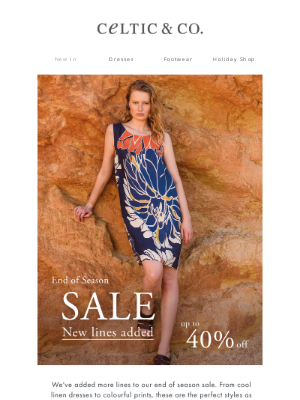 Celtic & Co - New SALE styles