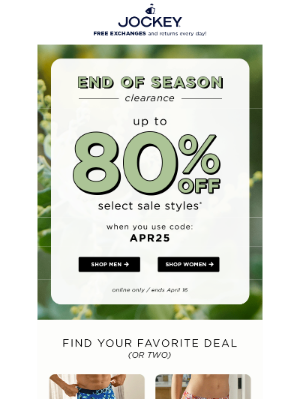 Jockey - ✅ Save big with up to 80% OFF sale styles + 5 for $30 women's underwear singles, BOGO 50% OFF & more!