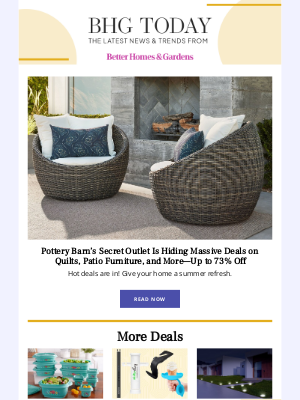 Traditional Home - Pottery Barn's Secret Outlet Is Hiding the Biggest Deals