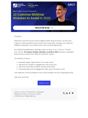 On3 Recruits - Webinar mistakes to avoid in 2025 - register now