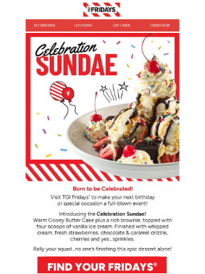 TGI Fridays - Sundae Bliss. Soda Twist 🍨