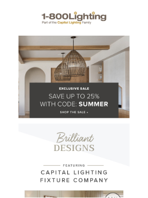 Bellacor - VIP Sale (offer inside) ✨ Brilliant Designs by Capital Lighting Fixture Co.