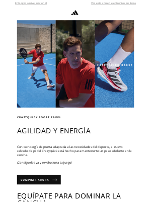 Adidas (Colombia) - Crazyquick Boost Pádel