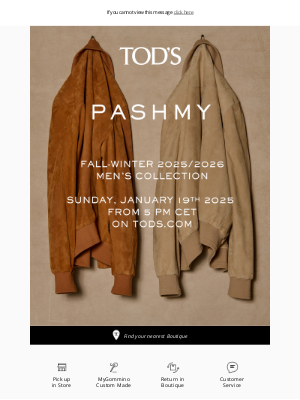 TOD'S - Tod's Pashmy: Fall-Winter 2025/2026 Men's Collection