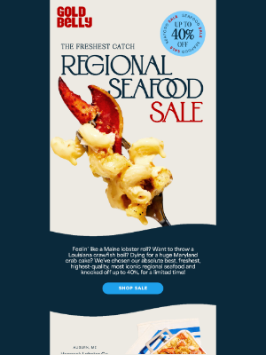 Goldbelly - 🦀 Seafood Icons Sale! Crab + Lobster Rolls + Scallops!