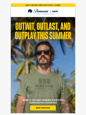 Paramount+ - Gear up for Adventure 🥾🌍 Shop Survivor!