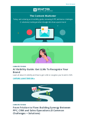 Brafton - AI visibility guide: What marketers need to know