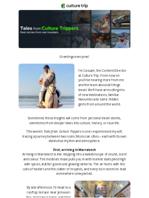 Culture Trip - Tales of Culture Trippers – Cassam’s Moroccan Journey