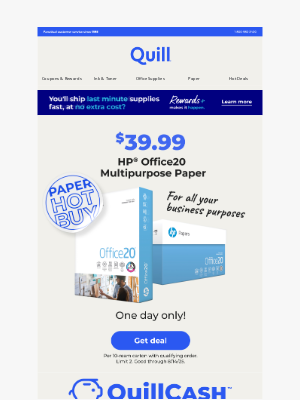 Quill - We're Serious — $39.99 Paper 🔥