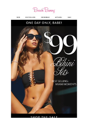 Beach Bunny Swimwear - Today Only! $99 Bikini Sets 👙