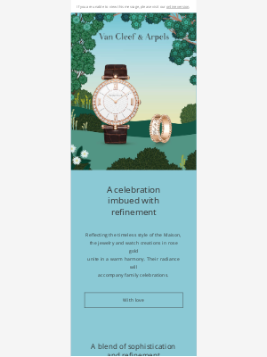 Van Cleef & Arpels - Rose gold illuminates Father's Day