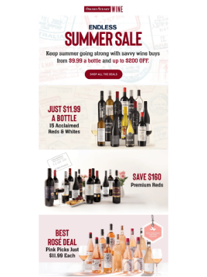 Omaha Steaks - This BIG wine sale is here to make summer sizzle