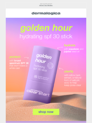 Dermalogica - Protect, Hydrate + Clarify with Golden Hour☀️
