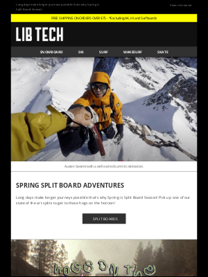 Gnu Snowboards - Spring Split Board Adventures