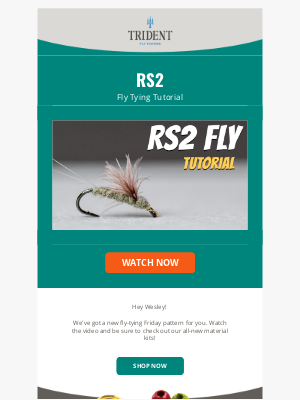 tridentflyfishing.com - How to Tie an RS2 Fly