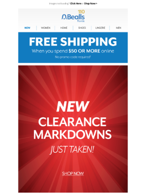 Bealls Florida - New Clearance Markdowns just taken!
