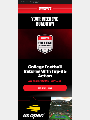 ESPN - This Weekend: College Football & More 🏈
