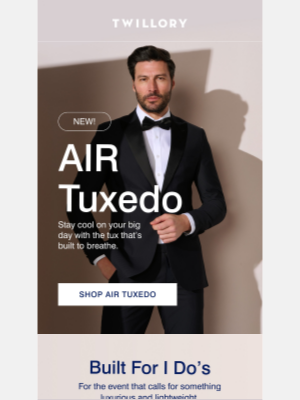 Twillory - JUST DROPPED! The AIR Tuxedo