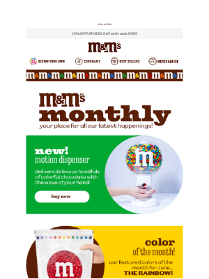 MY M&M's - M&M'S Fun for June!
