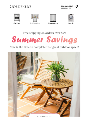 Goedeker's - Our Summer Savings event starts now!