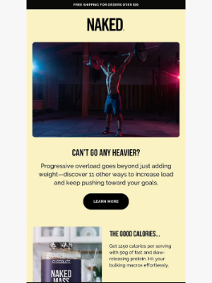 Naked Nutrition - 🔄 Stuck in a Plateau? 🏋️ Try These 11 Progressive Overload Hacks