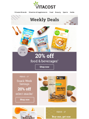 Vitacost - ⭐ Your Weekly Deals, All in One Place ⭐