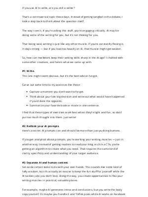 Brafton - How to be a better writer in the AI age