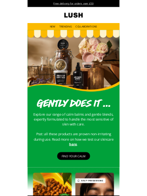 Lush (United Kingdom) - We see you, sensitive skin 👀