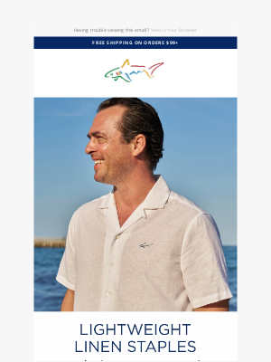 Greg Norman Collection - Breeze Through Summer with Linen