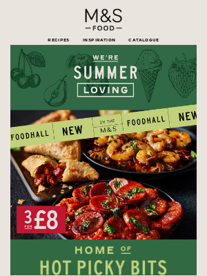 Marks and Spencer (United Kingdom) - Hot picky bits inspired by the Med ☀️