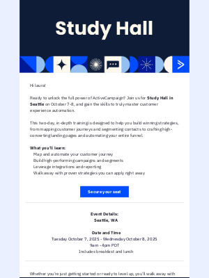 ActiveCampaign - Study Hall Seattle: Master ActiveCampaign & Grow Your Business