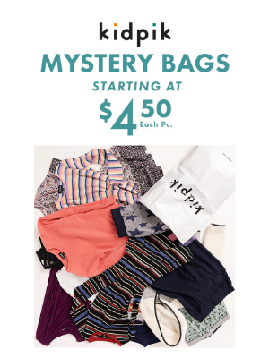 Kidpik - Mystery Bag Sale! $4.50 Per Item