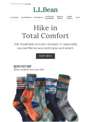 L.L.Bean - Trail-Ready Katahdin Hiking Socks