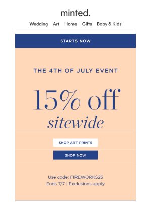 Minted - 15% off art is coming in hot