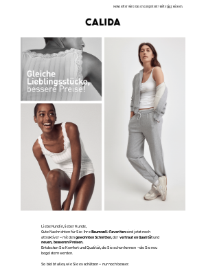 Etwas ist neu an Ihren Lieblingsstücken …