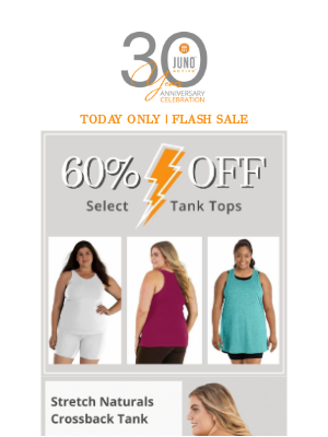 JunoActive - It's Tank Top Tuesday 🤩 Save up to 60%