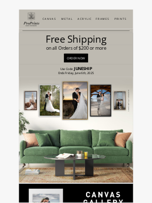 CG Pro Prints - Enjoy Free Shipping All Week Long!