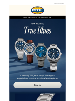 Fossil - 🔷 Blue Crush