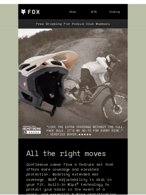 Fox Racing - ¾ Shell = Full Send Confidence