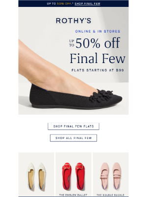 Rothy's - Flats from $99? (Not a typo.)