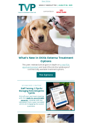 NAVC - What’s New in Otitis Externa Treatment Options